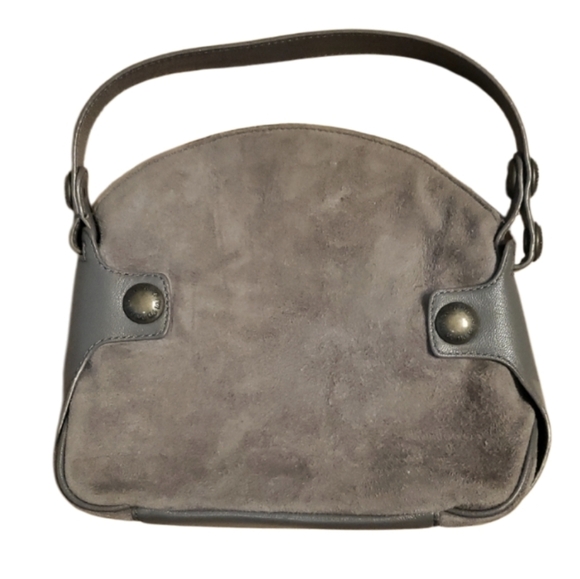 Marc Jacobs Gray Taupe Suede Women's Shoulder Bag - Picture 1 of 9